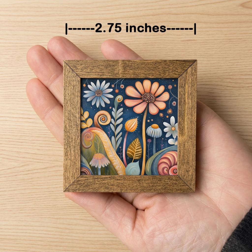 Mini Framed Faith Art Blocks | Rustic Christian Shelf Decor | Choose Your Design | Tiered Tray Decor | Farmhouse Gift - TheGrumpyRooster