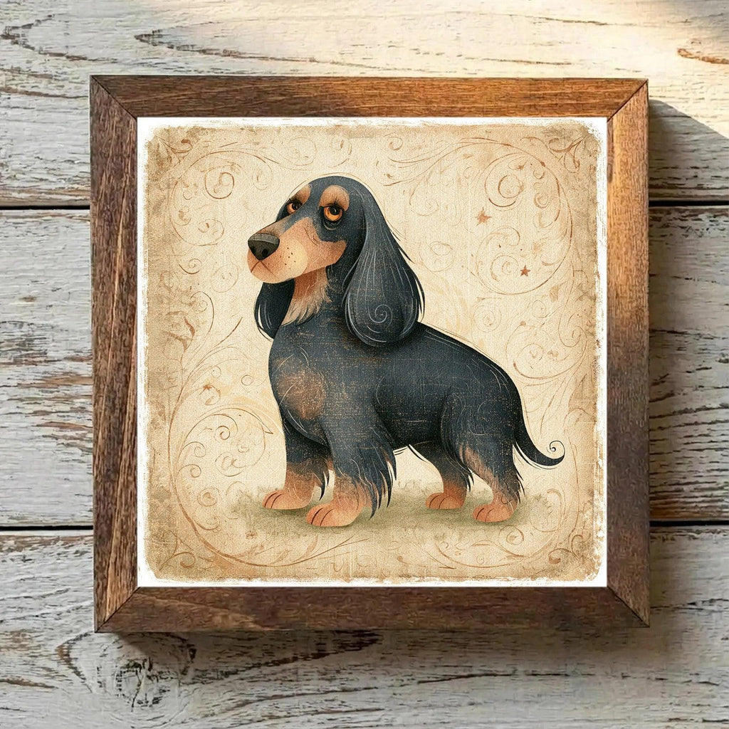 English Cocker Spaniel Black & Tan - Variation 1