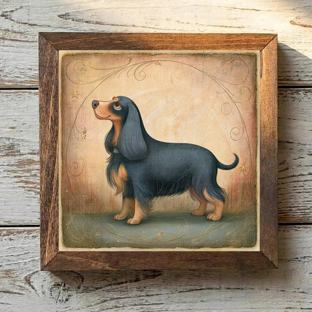 English Cocker Spaniel Black & Tan - Variation 2