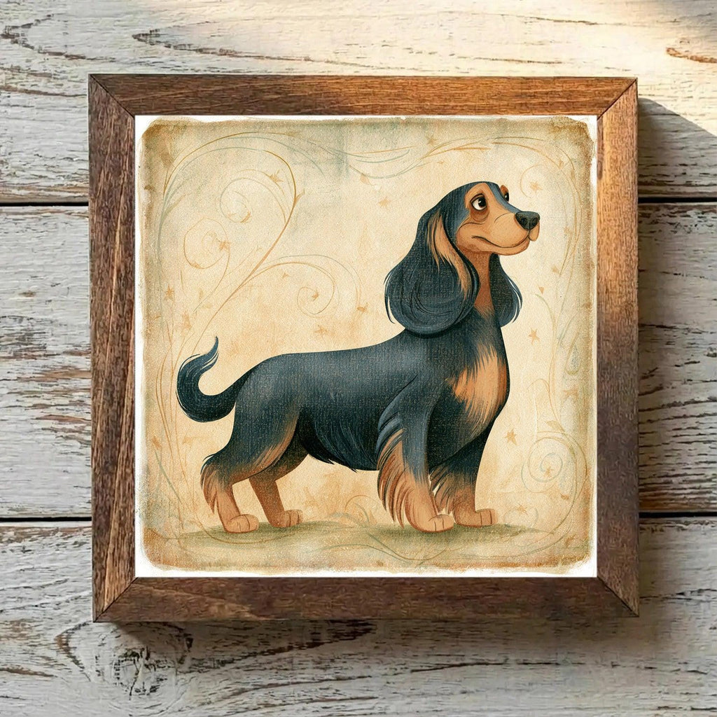 English Cocker Spaniel Black & Tan - Variation 3