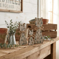 Woodland Cat Family Shelf Sitters | Rustic Farmhouse Cat Decor | Freestanding Wood Cat Set | Cat Lover Gift - TheGrumpyRooster