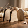 Set of 3 or 6 Mini Wood Ghost Shelf Sitters | Halloween Farmhouse Decor | Tiered Tray Ghost Decor | Spooky Fall Decor - TheGrumpyRooster