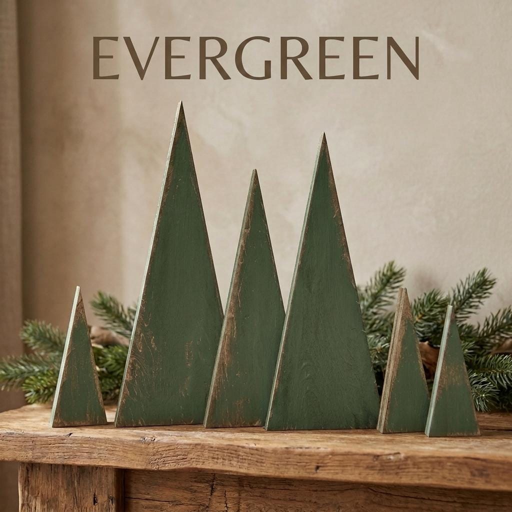 Rustic Wooden Christmas Trees | Farmhouse Christmas Decor | Mantel Shelf Decor | Holiday Wood Tree Set - TheGrumpyRooster