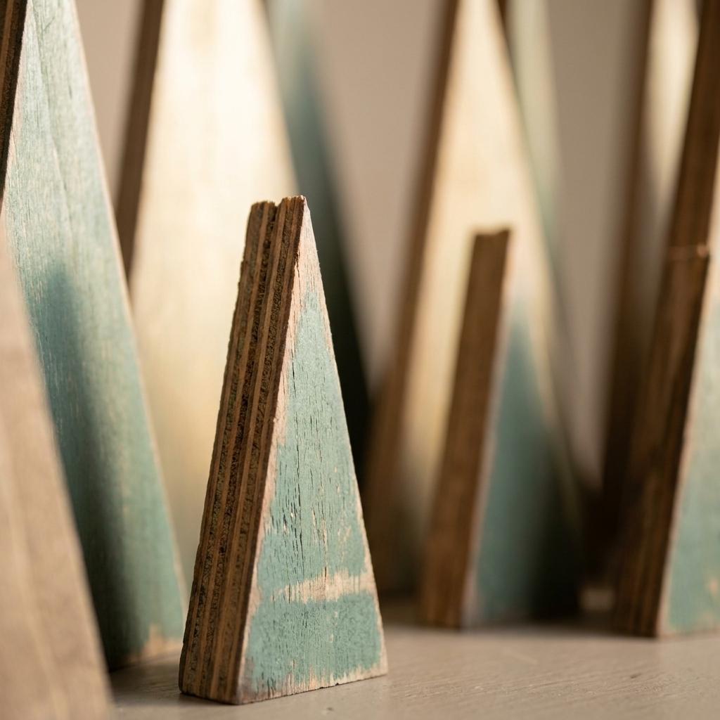 Rustic Wooden Christmas Trees | Farmhouse Christmas Decor | Mantel Shelf Decor | Holiday Wood Tree Set - TheGrumpyRooster