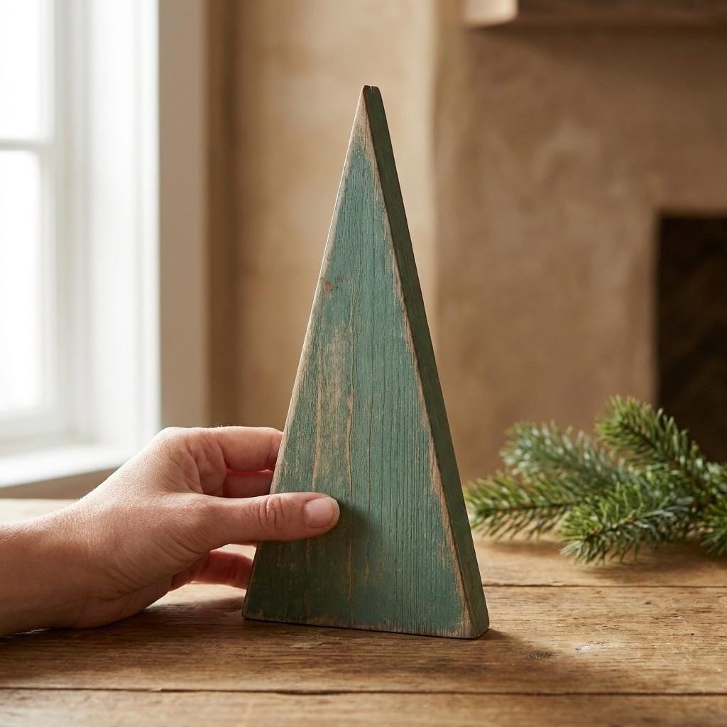 Rustic Wooden Christmas Trees | Farmhouse Christmas Decor | Mantel Shelf Decor | Holiday Wood Tree Set - TheGrumpyRooster