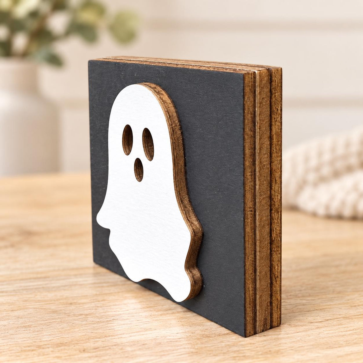 Choose Your Own Mini Wood Blocks, 2 Inch Layered Square Shelf Sitters, Seasonal Tiered Tray Decor, Set of 5 or 10 - TheGrumpyRooster