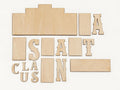 DIY Santa Claus Shelf Sitter Kit | Unfinished Wood Christmas Craft | Farmhouse Holiday Decor